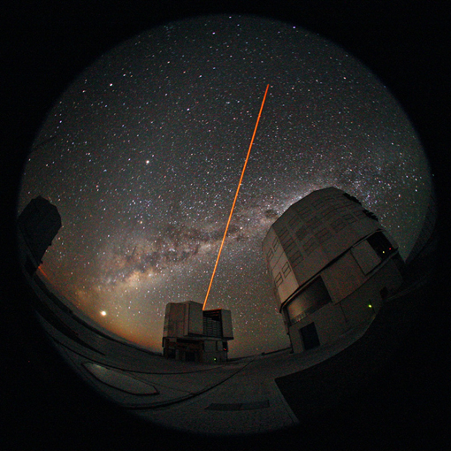 Das Teleskop Yepun am Paranal-Observatorium