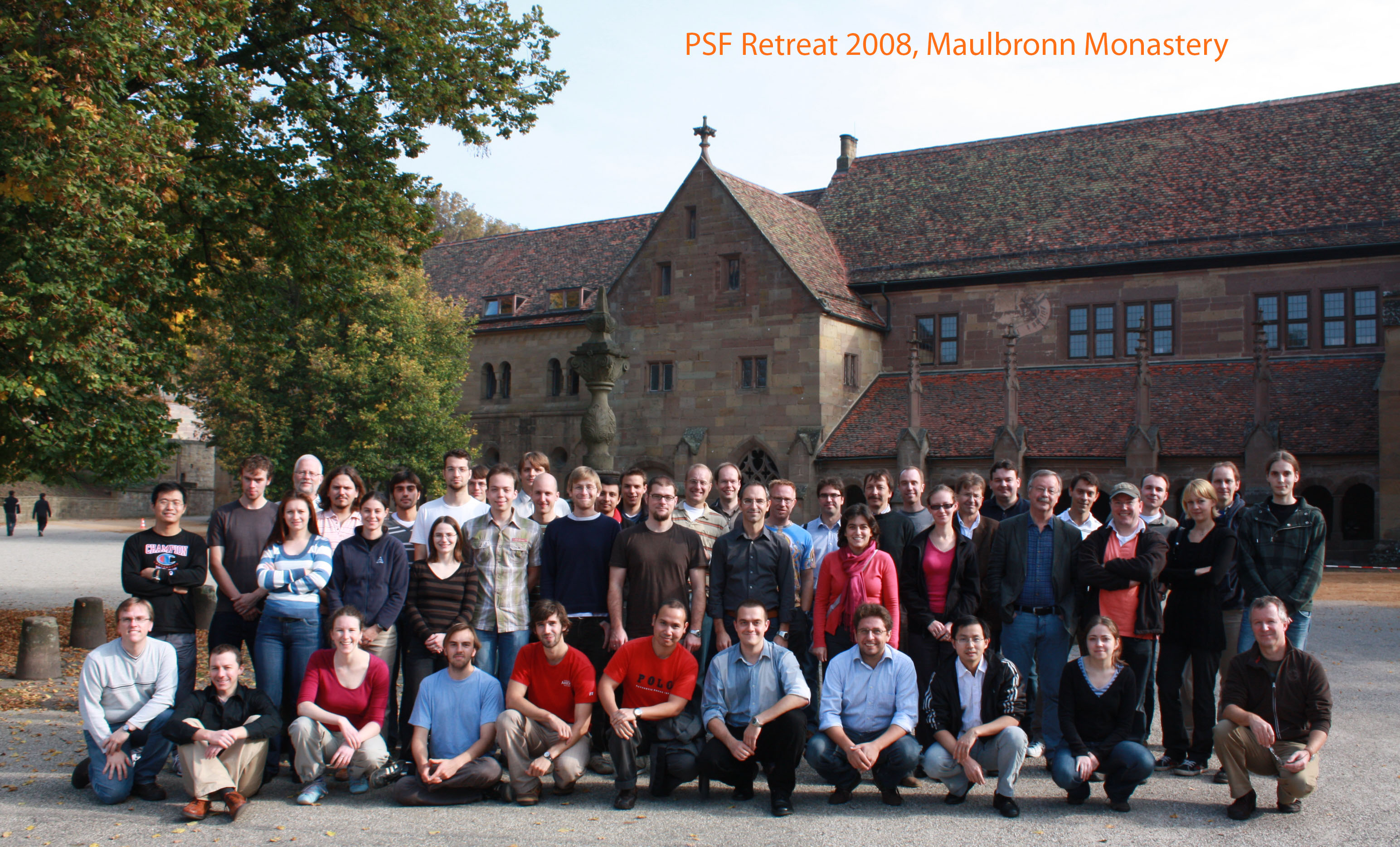 PSF Retreat 2008, Kloster Maulbronn